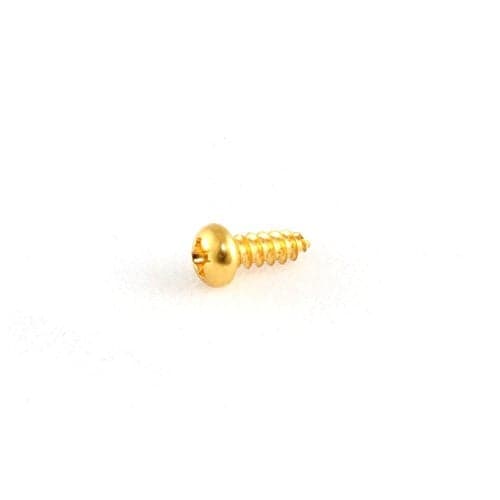 8 Truss Rod Cover Screws Phillips Head 3/8" Gold Allparts GS-3206-002