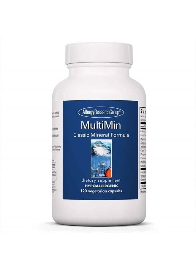 MultiMin - Multi Minerals Supplement for Men and Women, Trace Minerals, Mineral Complex, Boron, Iron, Magnesium - 120 Count