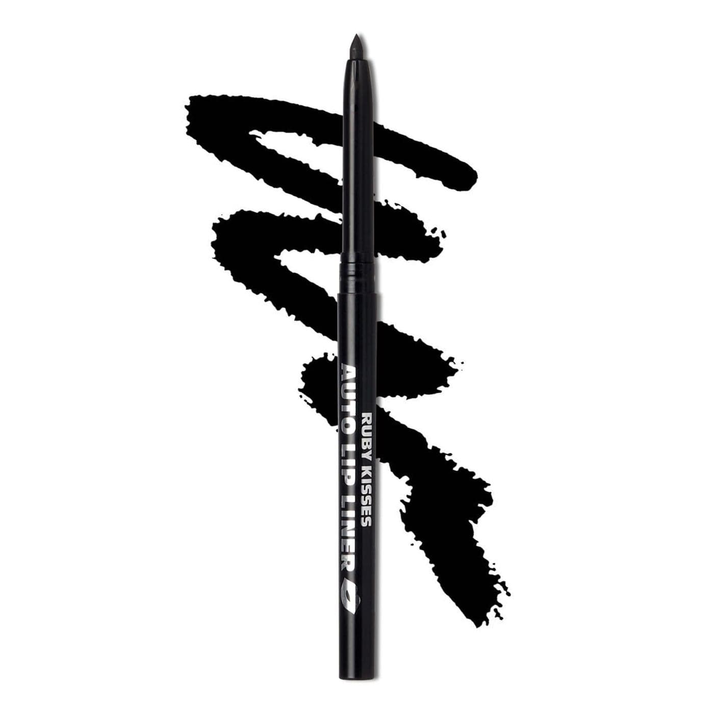 Ruby Kisses Auto Lip Liner Pencil Long Lasting Smooth Application Mechanical Lip Liner Pencil Black