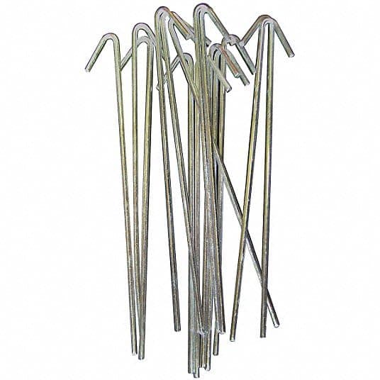 Ozark Fence 9 Gauge Heavy Duty Fence Ties Hooked Aluminum Wire Ties for Chain Link Fence Ties Chain Link Fence Wire to Posts and Rails Aluminum 612 50 Pack
