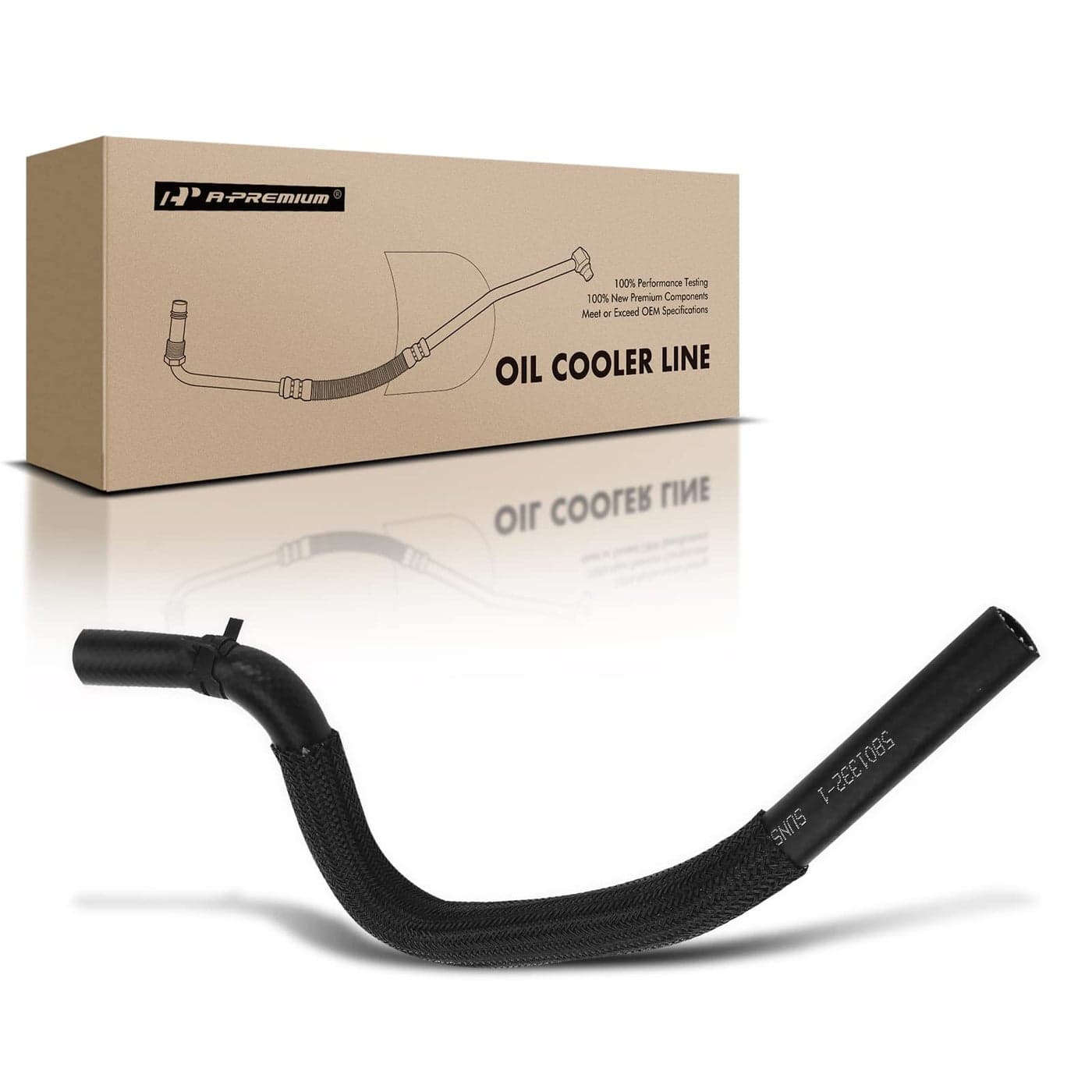 APremium Engine Oil Cooler Line Hose Assembly Compatible with Ford Crown Victoria 2009 2010 2011 46L