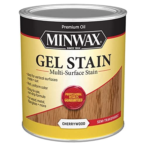 Minwax Gel Stain for Interior Wood Surfaces, Quart, Cherry Wood