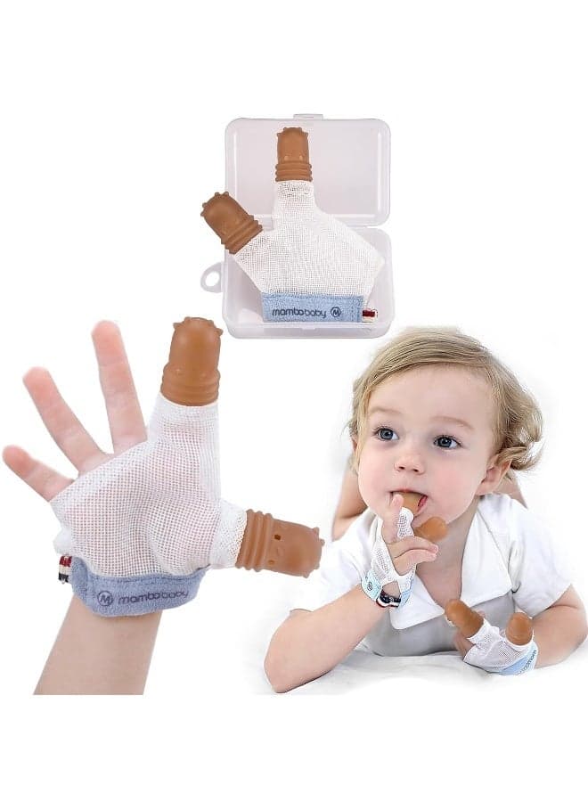 Elfzone Thumb Sucking Stop for Kids - Silicone Finger Guard for Thumb Sucking