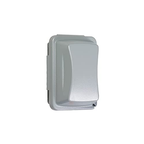 TayMac MM410G 1Gang Nonmetallic Weatherproof InUse HorizontalVertical 16in1 Standard Cover 275 in Grey Gray