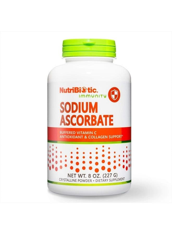 Sodium Ascorbate Buffered Vitamin C Powder, 8 Oz | Vegan, Non Acidic & Easier on Digestion Than Ascorbic Acid | Essential Immune Support & Antioxidant Supplement | Gluten & GMO Free