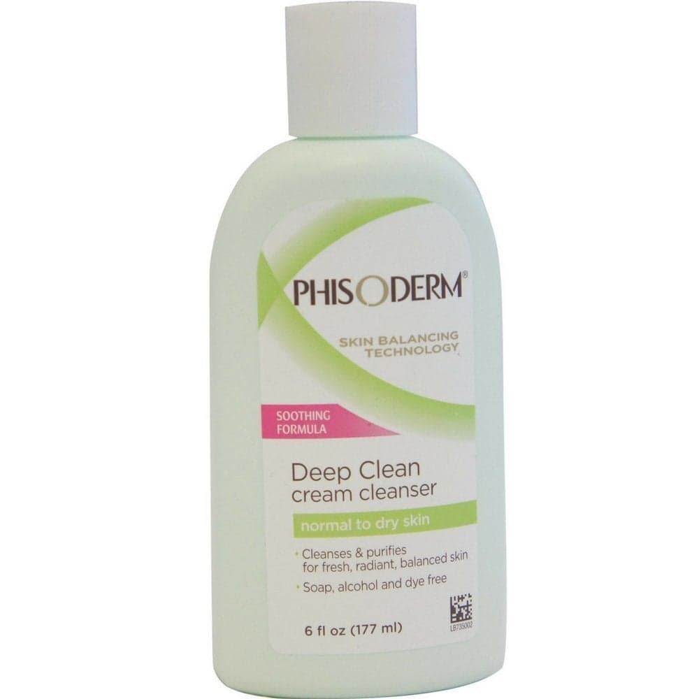 Phisoderm Deep Clean Cream Cleanser For Normal To Dry Skin 6 oz Pack of 3