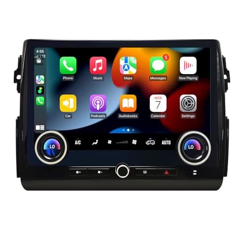 Car Radio for Toyota FJ Cruiser 2007-2017 Radio Stereo Replacement with Wireless Carplay Android Auto Updrage 8Core 13.3 Inch Touch Screen DSP Voice Control GPS Bluetooth AHD Backup Camera