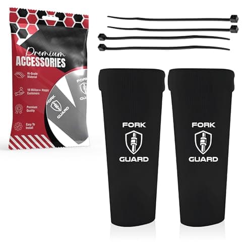 MIKANIX Bike Front Shocker Fork Seal Guard Covers to Protect Suspension Forks from Dust, Dirt, Water, and Debris & Help Extend The Life of The Shocker Universal for All Motorcycle