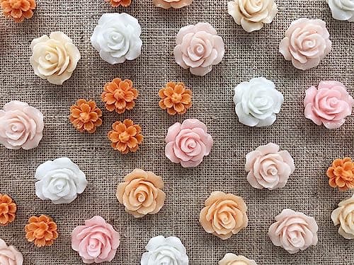 Temoyj Push Pins 24 PcsDecorative ThumbTacks for CorkBoardFeature Wall Office Organization or Home