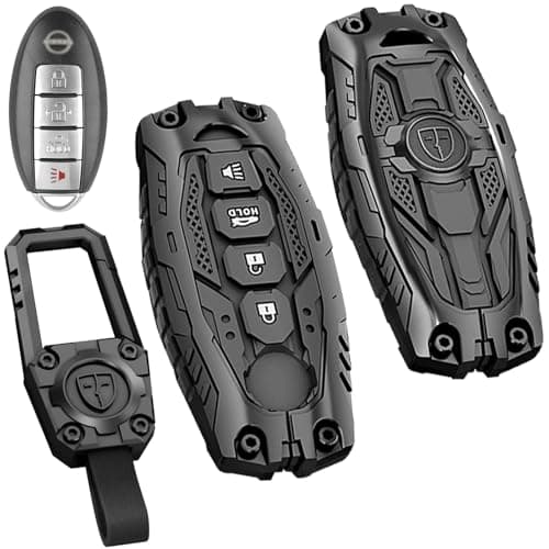 Key Fob Cover Case for Nissan Infiniti Altima Maxima Rogue Armada Pathfinder Murano GT-R G35 G37 FX50 FX35 QX70 Q60 FX37 Accessories (Model-A)