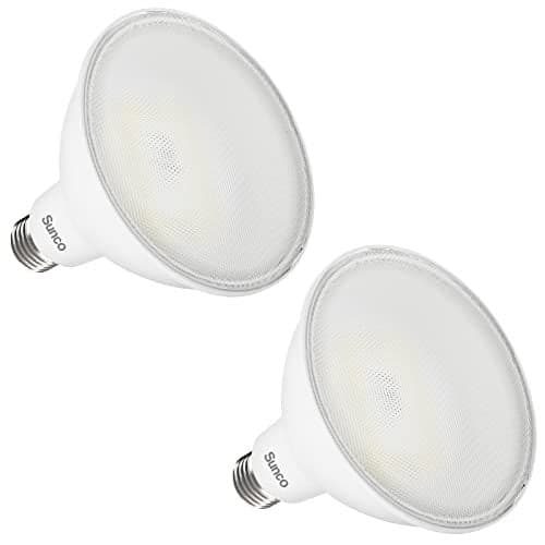 Sunco PAR38 LED Outdoor Flood Light Bulb, Ultra Bright, 2800 LM, 20W (250W Equivalent), 5000K Daylight, Dimmable, E26 Medium Base, for Security Garage Yard Driveway, UL 2 Pack