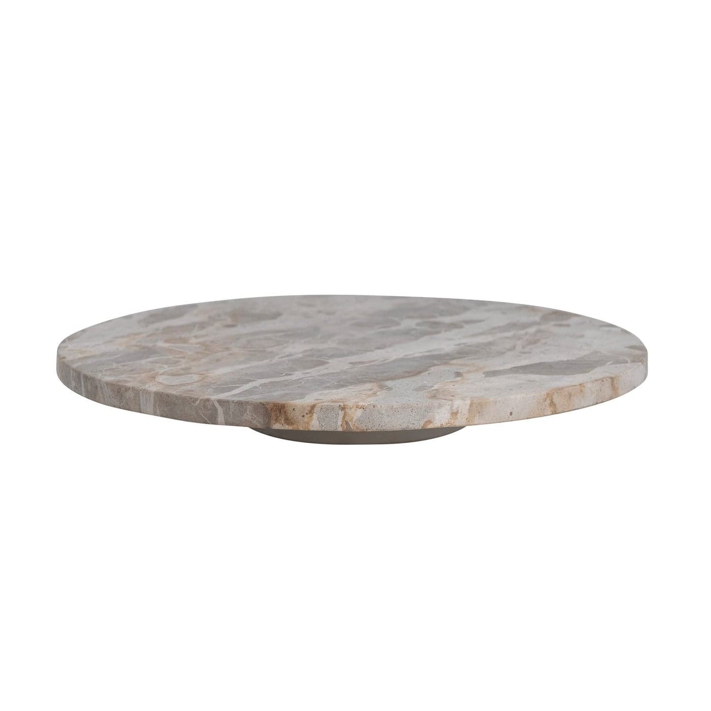 Creative CoOp Scandinavian Round Marble Lazy Susan Multicolor