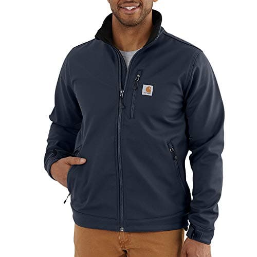 Carhartt Mens Crowley Jacket (Regular and Big & Tall Sizes) Outerwear, Navy, Large US
