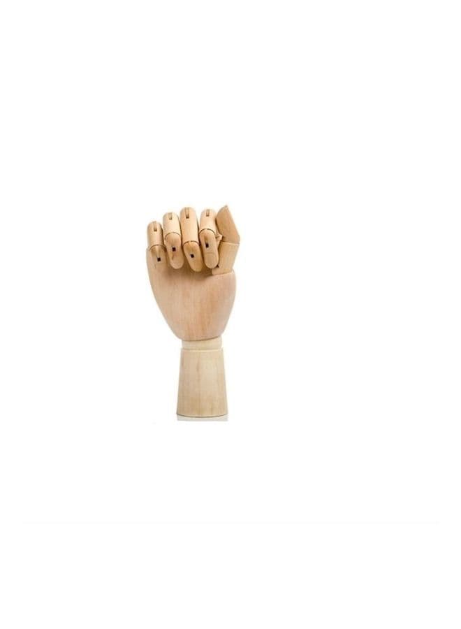 Wood Hand Model For Living Room Multicolour 10inch