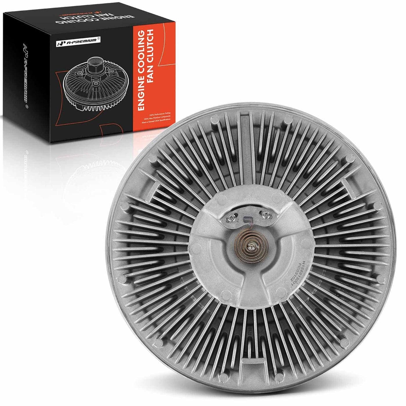 APremium Engine Cooling Fan Clutch Compatible with International DT466E Diesel Engine Replace 7C4ZA616BA 010021288 114 inch16 thread Hub Diameter 5 inch Fan Pilot Diameter 471 inch Length