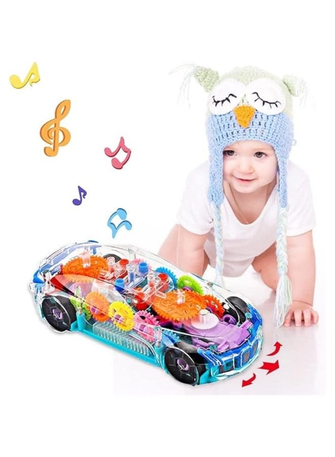 1 2 3 years old boy toys, 6 to 12 months baby toys, toys for boys and girls toddler electric car toys with cool lights and sound effects, suitable for children's birthday gifts!