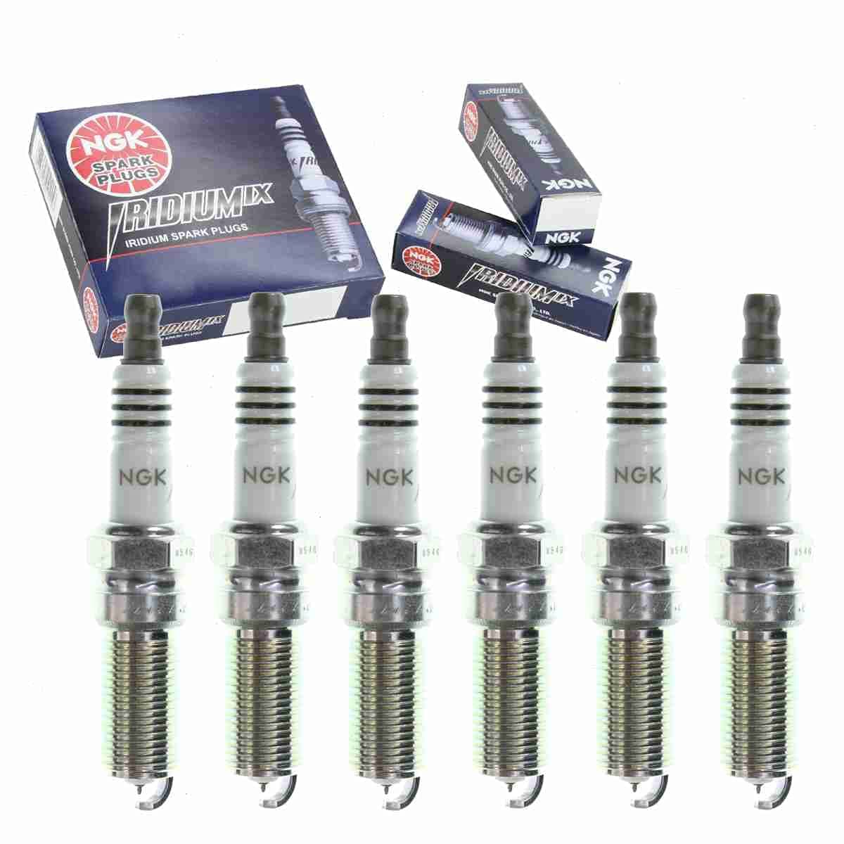 6 pc NGK Iridium IX Spark Plugs compatible with Mazda CX9 35L 37L V6 20072015
