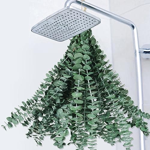 22 PCS Dried Eucalyptus Bundle for Shower - 17" Large Preserved Eucalyptus Stems Shower Plant, Fresh Real Eucalyptus Leaves for Shower Hanging, Artificial Flowers Arrangement, Home Bathroom Decor