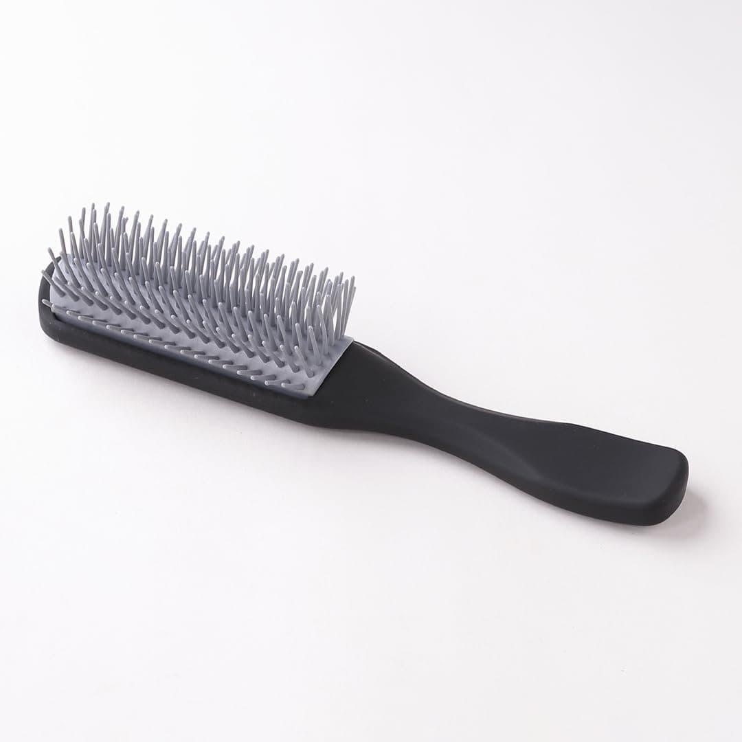 Hair Styling Brush Curl Defining Hair Brush for Thick Curly Wavy Hair Hair Comb Hair Brush for Women Men Hair Care Created by Savio John Pereira Black Small Size