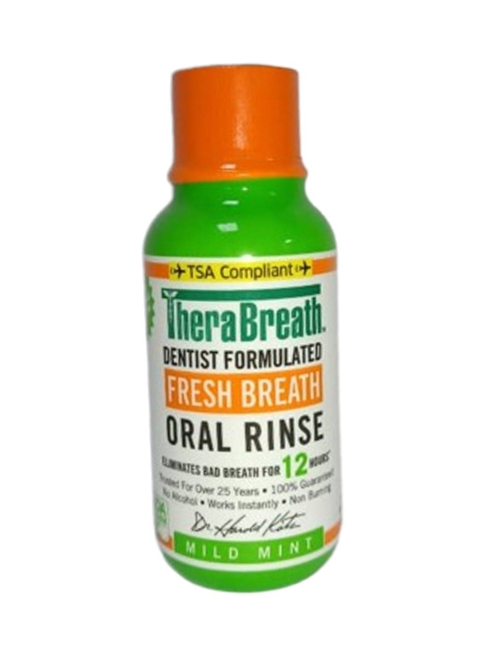 TheraBreath, Fresh Breath Oral Rinse, Mild Mint Flavor, 3 fl oz (88.7 ml)