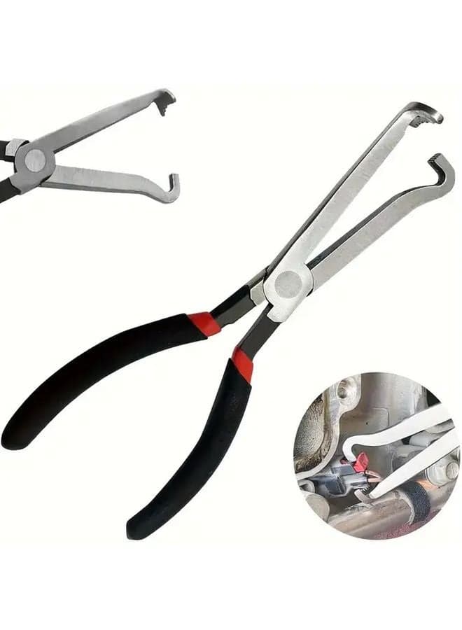 Automotive Electrical Disconnect Pliers Black Steel Universal Car Connector Repair Tool