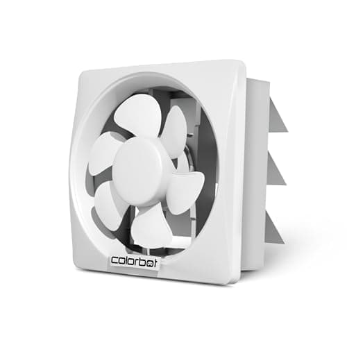 Colorbot Ecoz BLDC Exhaust Fan 200mm (8 inches) for Bathroom, Kitchen | 16W | Installation-Square Cut (240mm) | Low Noise | Easy to Clean | 100% Copper Motor | 3 Years Warranty (Arctic White)