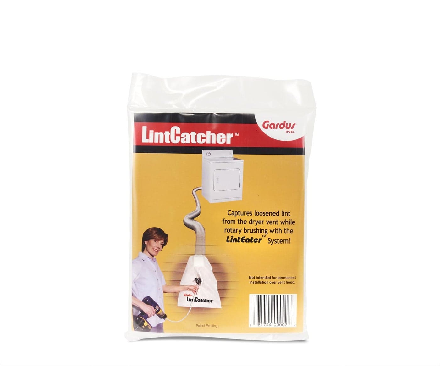 Gardus R4203613 LintEater LintCatcher to Easily Capture Loosened Lint from Dryer Vent No Size white