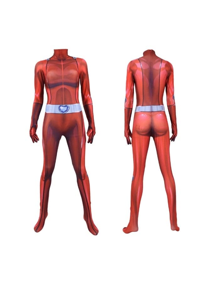 Halloween Costume Totally Anime Girl Agent Squad Mandy Bodysuit