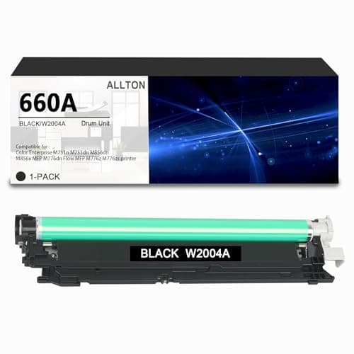 Allton High Capacity 660A Drum Unit W2004A Black Imaging Unit Replacement for Color Enterprise M751n M751dn M856dn M856x MFP M776dn Flow MFP M776z M776zs Printer1Pack