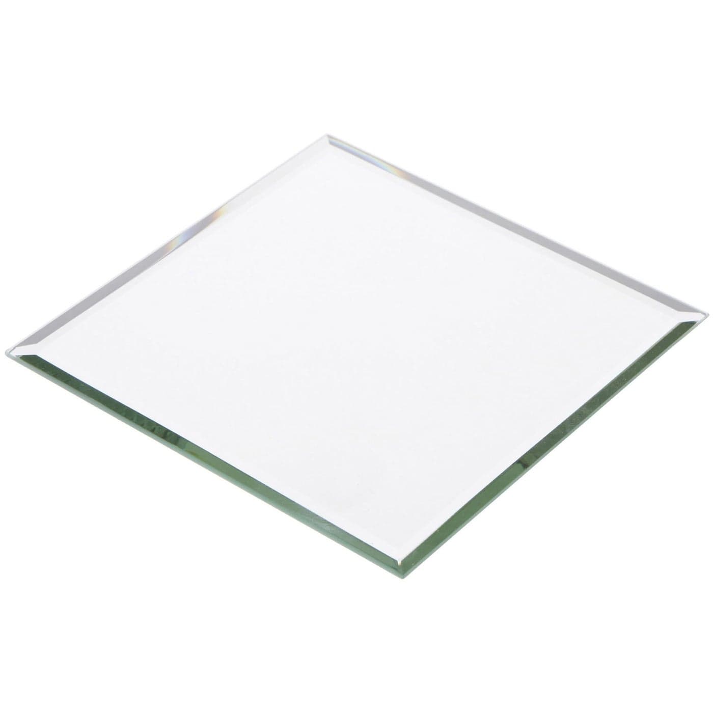 Plymor 5 Square 3mm Thick Beveled Glass Mirror