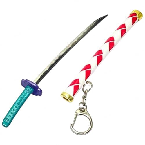 SHAKTISM 15cm Mini ONE Piece Anime Zoro Mini Katana Sheathed Alloy, Collectible Toy Model, Anime Merchandise - 6inchcha (6inKatana_KT4)