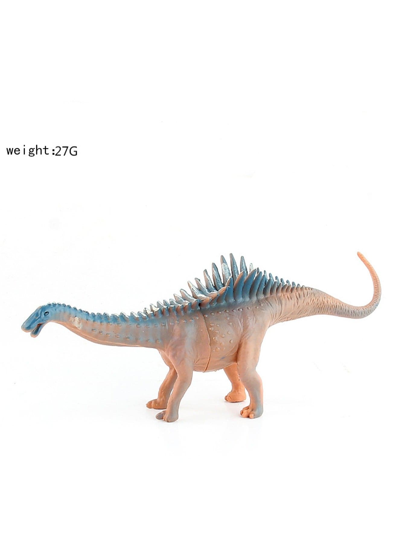 8 Inch Amargasaurus, Realistic Jurassic Dinosaur Model Toy, Plastic Educational Prehistoric Animal Model For Kids And Toddlers