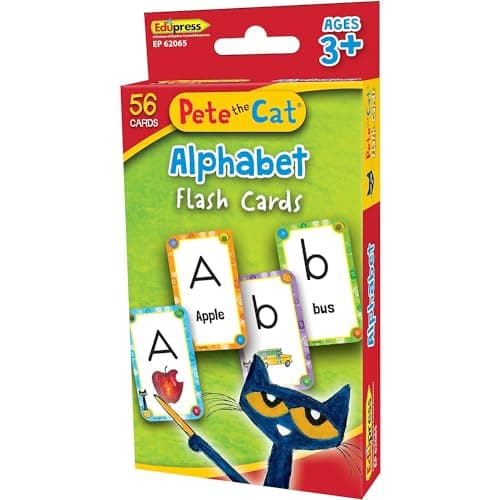 Pete The Cat Alphabet Flash Cards EP62065