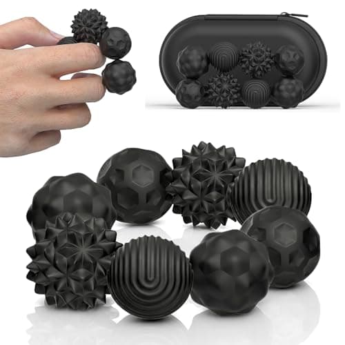 Fidget Magnetic Balls Toys 8Pcs Silicone Sensory Stress Relief Toys for AdultsTeens with Autism Anxiety Quiet Executive Desk Magnet Ball for OfficeStocking Stuffers for Teens Girls Womens Gifts