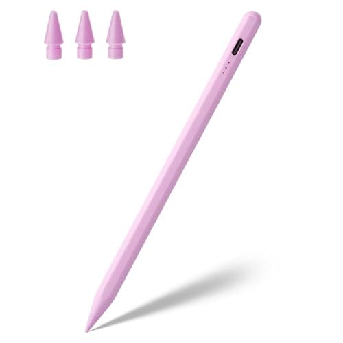 Stylus Pen for iPad A16 11th 10th 9th 8th 7th 6th Generation iPad Pro 129 11 13 inch M4 iPad Air M3 M2 5th 4th 3rd Gen iPad Mini A17 Pro 7 6 5 for Apple Pencil Pro 1st 2nd Gen Alternative Purple