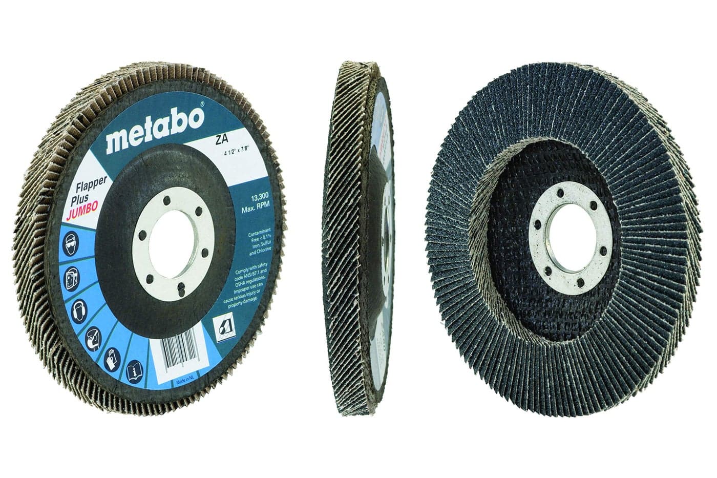 Metabo 629433000 4 1/2" Flapper Plus Jumbo 80 7/8 T29 Fg