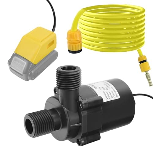 Submersible Water Pump for Dewalt 20V Battery Quiet Mini Brushless Motor Water Pump Max Lift 8M 1100LH for Garden Kiddie Pool Fish Tank No Battery