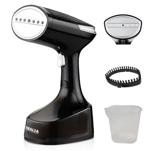 INALSA Steamer for Ironing Clothes - 1600W Handheld Garment Steamer - 25g/min High Steam, Fast Heat-Up time, 340 ml Tank, Vertical & Horizontal Steam Iron for Clothes, Garment Steamer (Cosicosy)