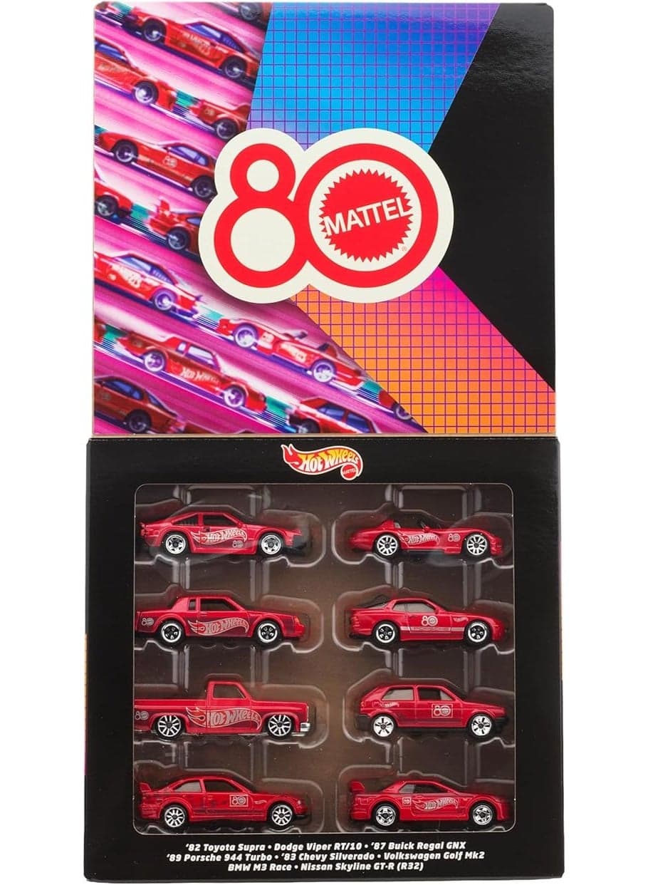 Hot Wheels Themed Mattel 80th 1:64 Scale JGK09
