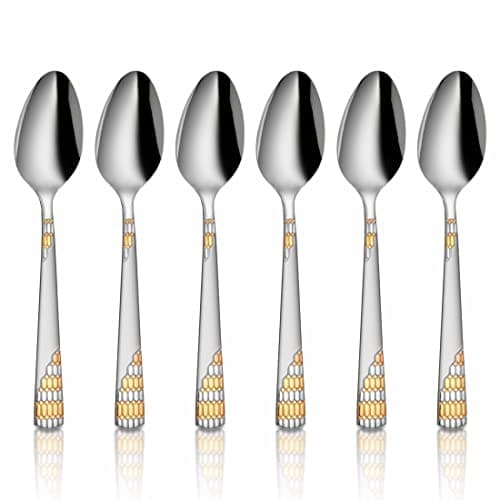 Shri & Sam Stainless Steel Lavish Desert Spoon,6 Pieces