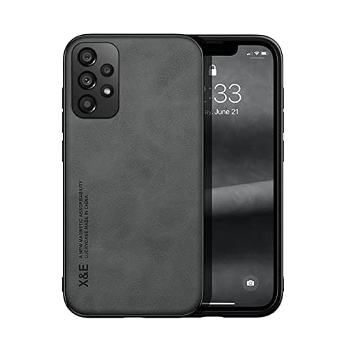 Kepuch Silklike Case for Samsung Galaxy A13 4G Cover Bumper Builtin Metal Plate for Samsung Galaxy A13 4G Black