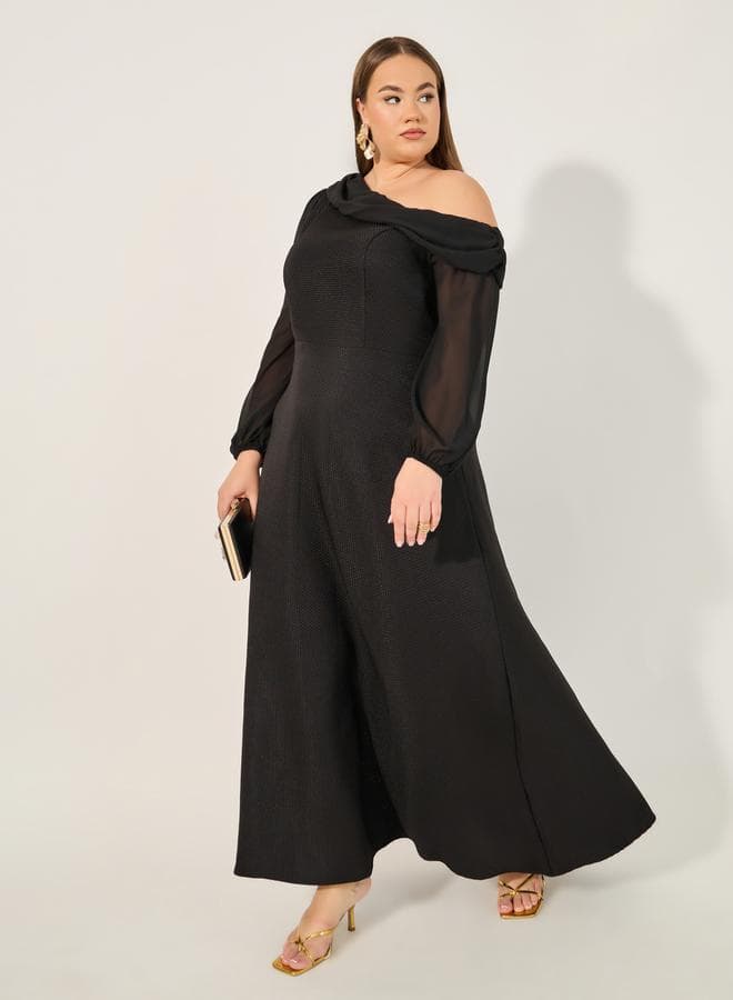 Asymmetric Maxi Dress