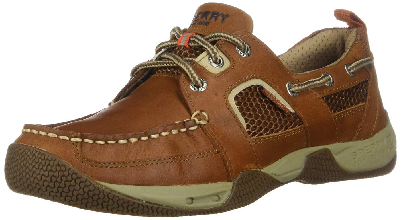 Sperry mens Sea Kite Sport Moc Boat Shoe, Sudan Tan, 8.5 Wide US