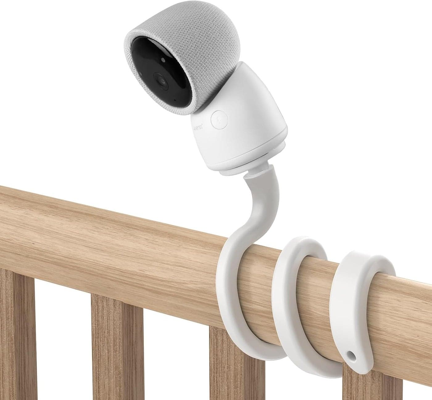 HOLACA Flexible Twist Mount for ARENTI Video Baby Monitor Camera Stand Bracket with 14 Threaded Hole Holder and Adjustable 360 Degree Mount for Crib Nursery Twist Mount