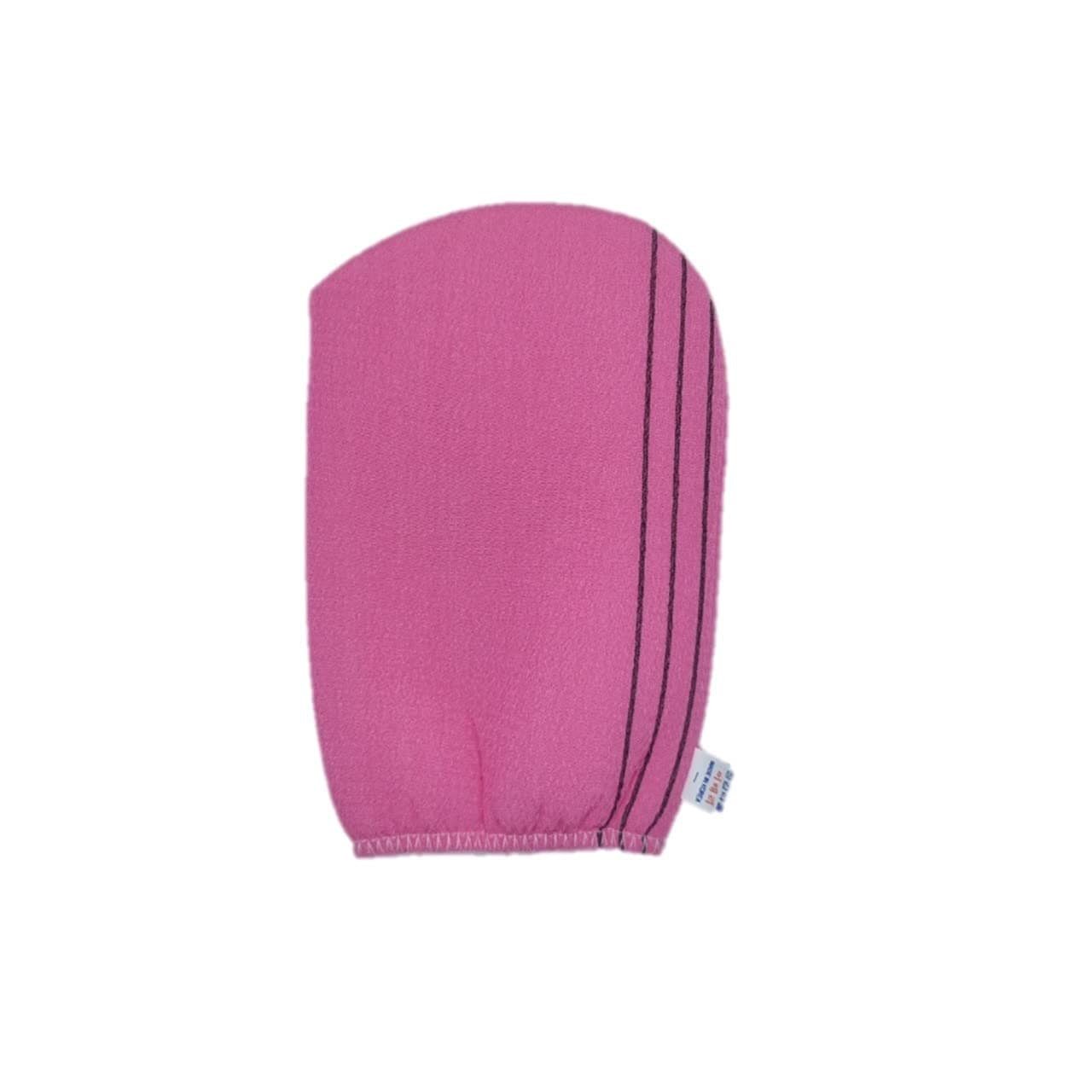 REAU Korean Asian Exfoliating Body Scrub Glove Towel WashclothKorean Bath Shower Sponge 3 pieces 7 inch x 47 inch PINK 3PCS