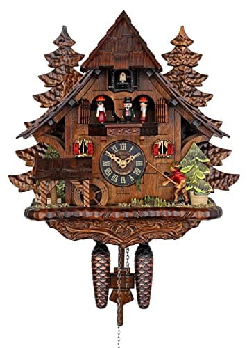 Engstler Quartz Cuckoo Clock The Successful Fisherman