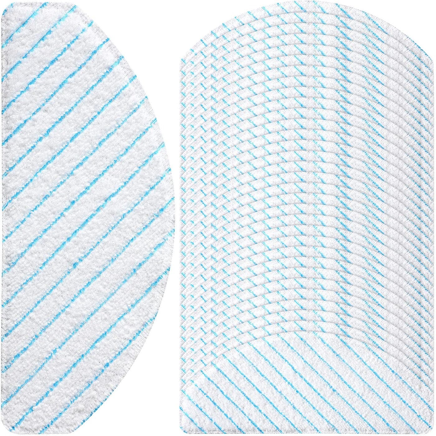 100 Packs Vacuums Floor Cleaning Machines Disposable Mop Pads Replacement Mopping Cloths Pads Compatible with T9 T9 T8 T8 Aivi N8 Pro N8 Pro Robot Vacuum Cleaner