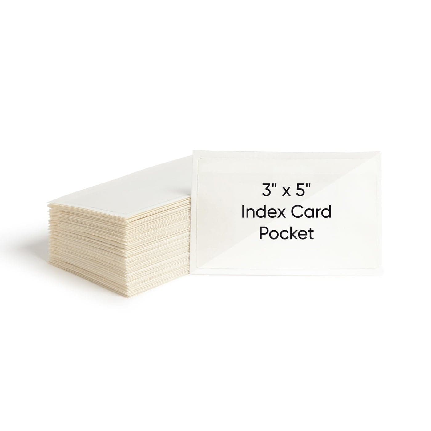 Smead SelfAdhesive Poly Pocket Document Size Clear Adhesive Pockets Storage Labels 100 per Box Size 5516 W x 358 H 68153