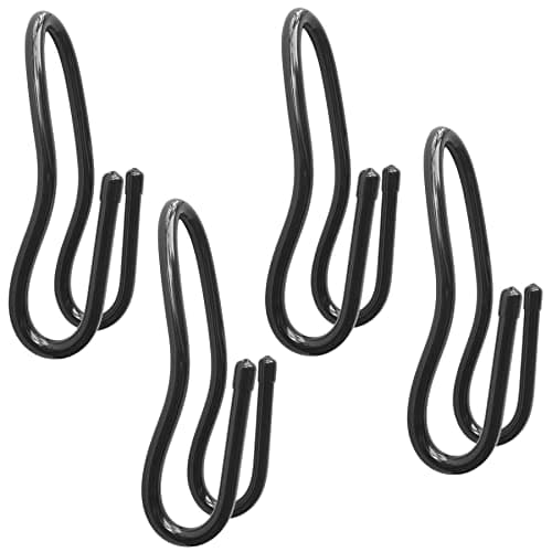 RUZUO Adjustable Car Seat Headrest Hook 4 Pack Car Storage Organizer Headrest Hanger Holder Hooks for Bags Purses Jackets Sweaters Hats Umbrella, Seat Hooks for Vehicle