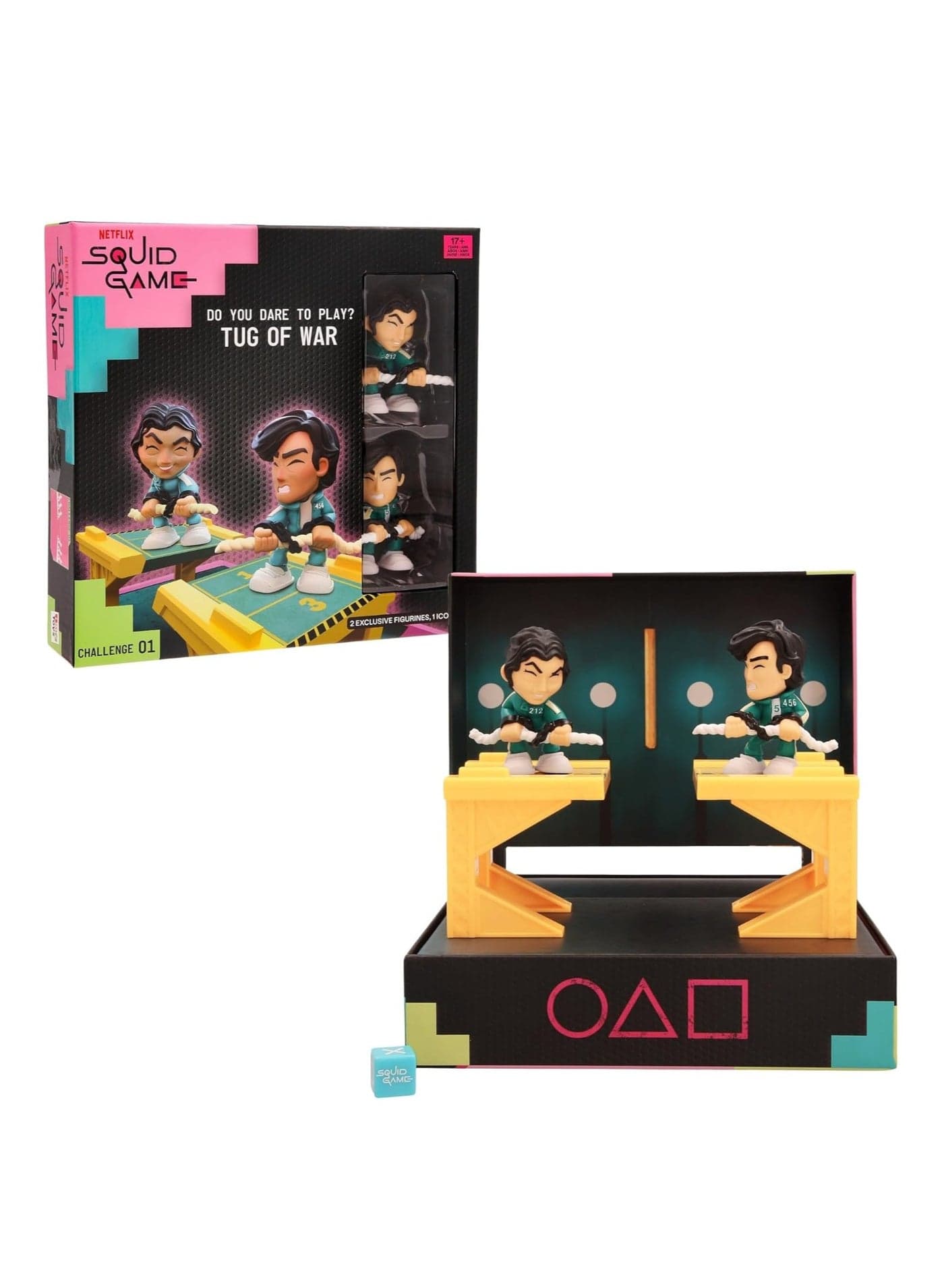 IMC Toys Squid Game - Squid Game - Challenges to Play and Exhibit, Includes Mini Set and Figures, Game for Adults from 17 Years
